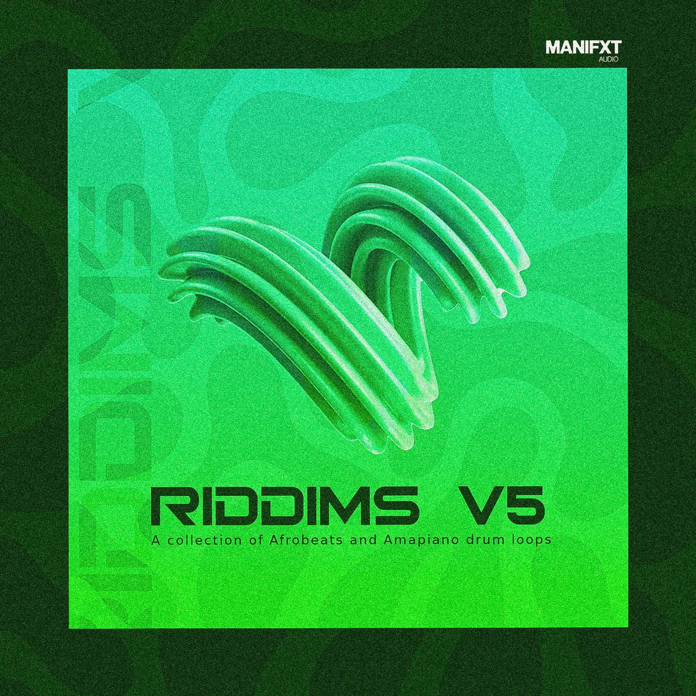 RIDDIMS V5 - Afrobeats & Amapiano Drum Loops Manifxt Audio